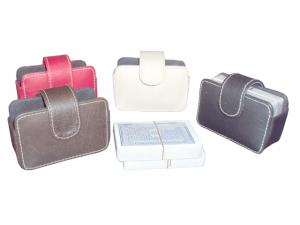 Juego  de naipes carterita eco cuero