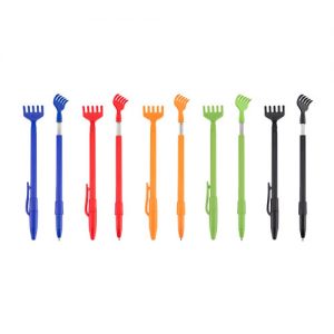 Bolígrafo con manito rascadora