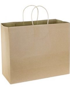 Bolsa de Papel Kraft Supermercado