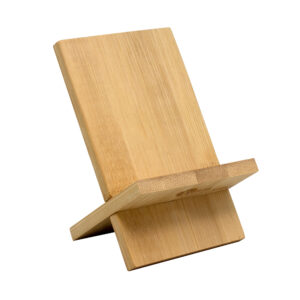 Soporte para celular madera bamboo