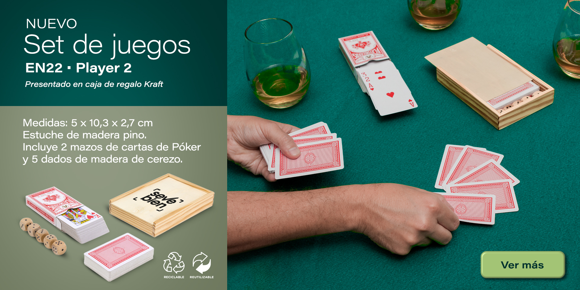 Banner Juego cartas + dados