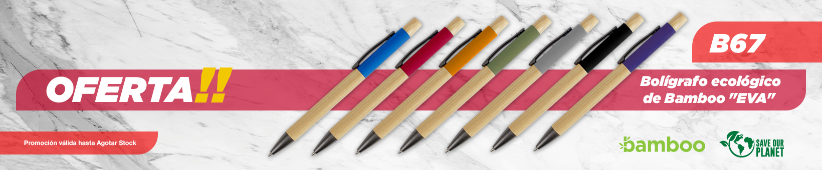 Banner Lápiz Bamboo Eva
