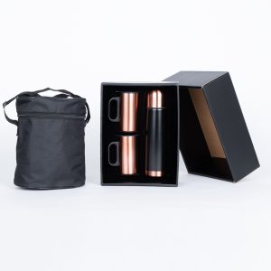 Set Termo + 2 Mug Encobrizado con Bolso » Glasgow «